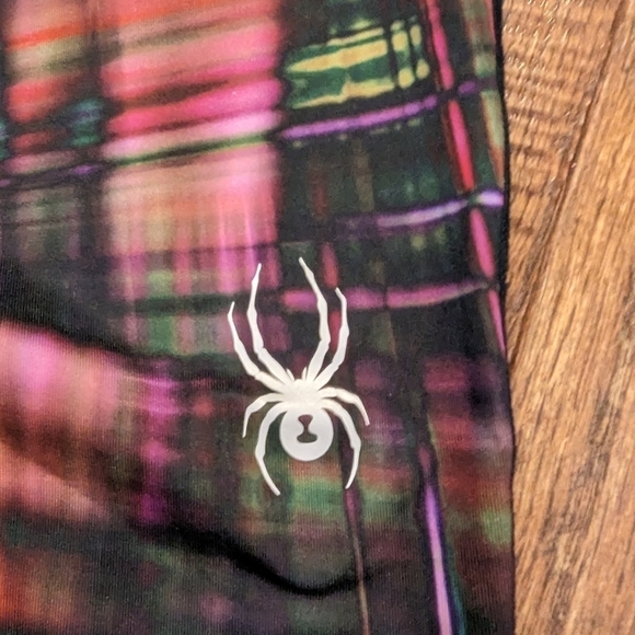 Spyder Leggings or base layer Colour splash, youth 14/16- L or Women's S - Picture 5 of 6
